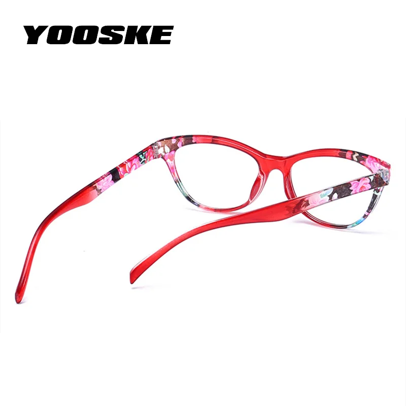 YOOSKE модные очки для чтения с принтом женские ультралегкие защиты от усталости