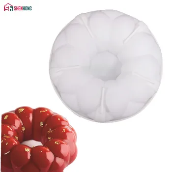

SHENHONG 3D Flower Mold Silicone Molds Cake Decorating Tools for Baking Chocolate Mousse Desserts Moulds Cakes Maker Mould Pan