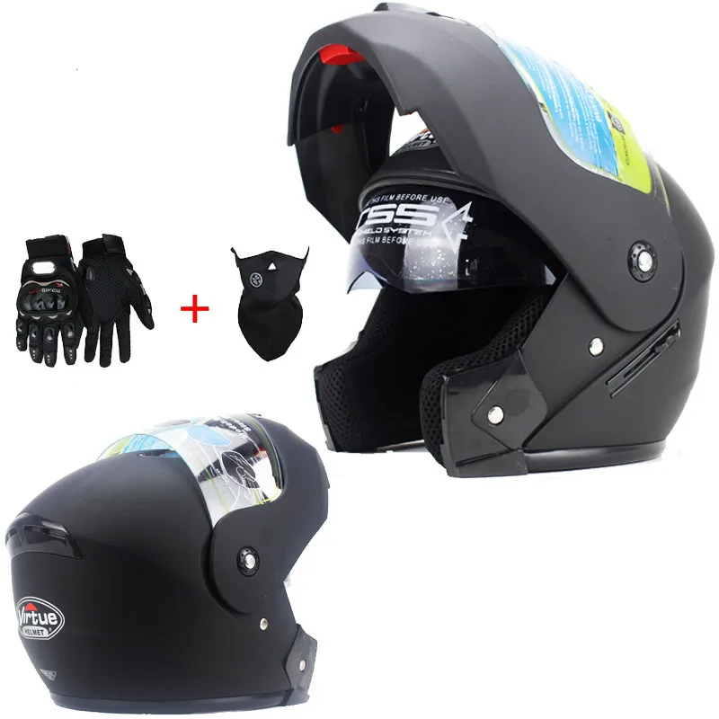 

Free shipping double dual lens helmet motorcycle helmet p full face helmets The quality is very good