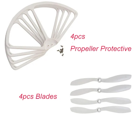 

Cheerson CX20 CX 20 CX-20 Spare Parts 4PCS Blades + 4PCS Propeller Guard Protection Frame for RC GPS Quadcopter Auto-finder