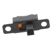 20 piezas 5V 0,3 A Mini tamaño negro SPDT interruptor deslizante para pequeños proyectos electrónicos de potencia DIY