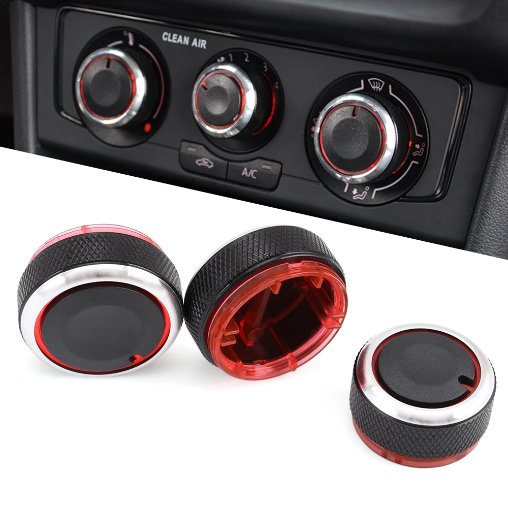 

Air Conditioning Knob AC Knob Heat Control Switch Button Knob For For Seat Ibiza 6J 2014 VW Vento Polo 2014 2015 2016