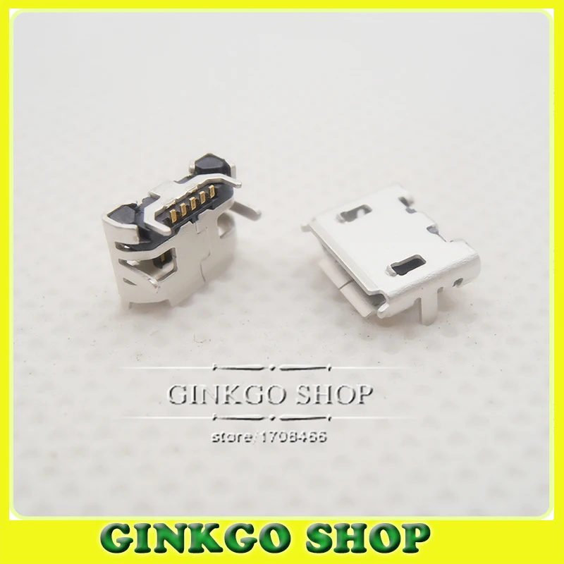 5 шт. Micro 5p Pin USB разъем 4 фута DIP маленький бык рожок четыре для ремонта мобильного
