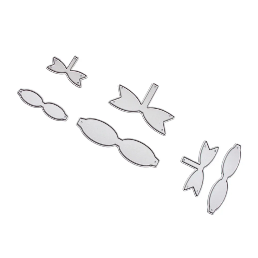 6pcs-set-7-5-1-5cm-New-scrapbooking-DIY-Carbon-Sharp-Metal-steel-cutting-die-Bow (3)