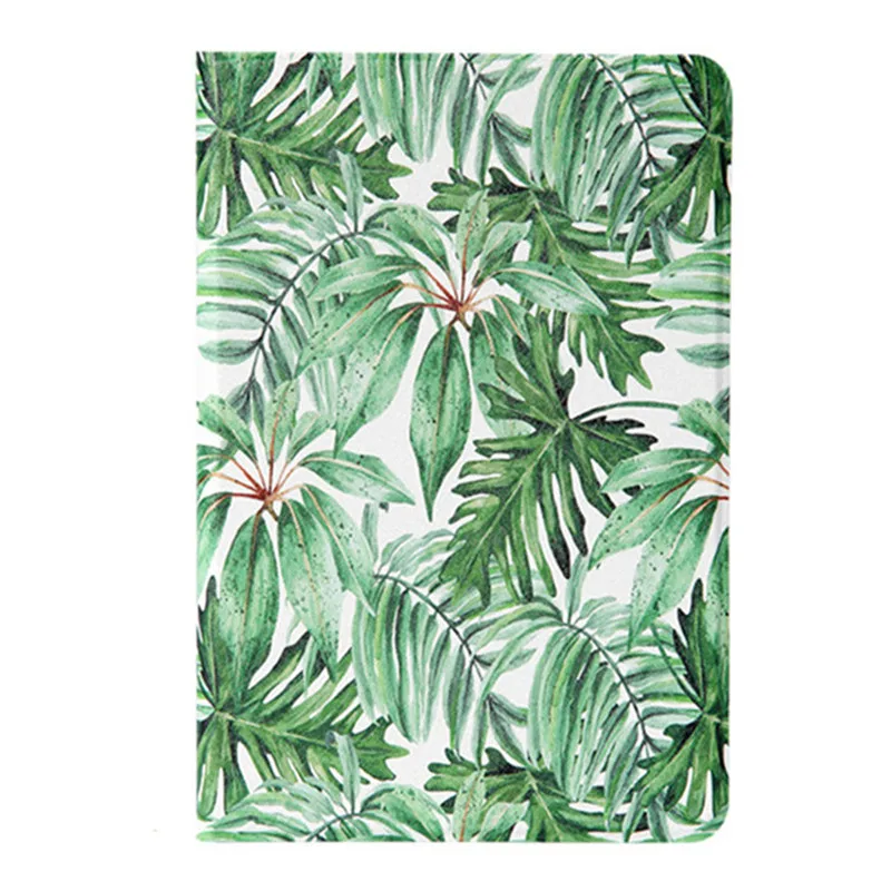 

Case for iPad 9.7 inch 2018 Green Leaf PU Leather Tablet Filp Stand Cover for iPad 9.7 Mini 2/3/4 Air 2/1 Pro 10.5 Funda Coque