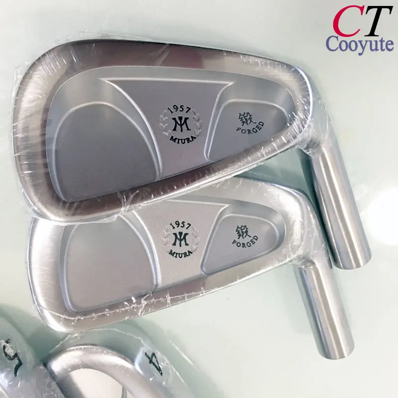 Cooyute New Mens MIURA Golf heads MIURA 1957 Forged Golf irons set 4-9P irons Clubs Set No Golf irons shaft Free shipping