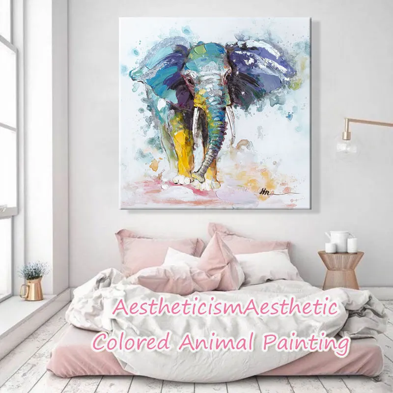 Günstig Farbe durch zahl kunst malerei durch zahlen riotous mit farbe vogel cattle Elefant Tiger katze Tinte malerei Füllung und färbung