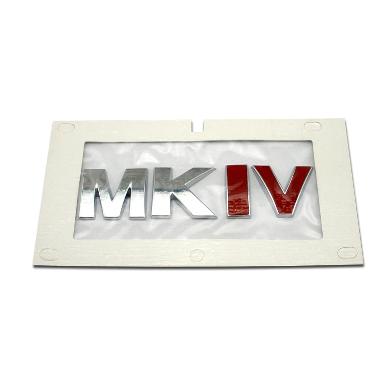 MKIII MKIV MKV 2 0 V 4 T 6 пластиковый хромированный значок 3D логотип автомобиля эмблема на