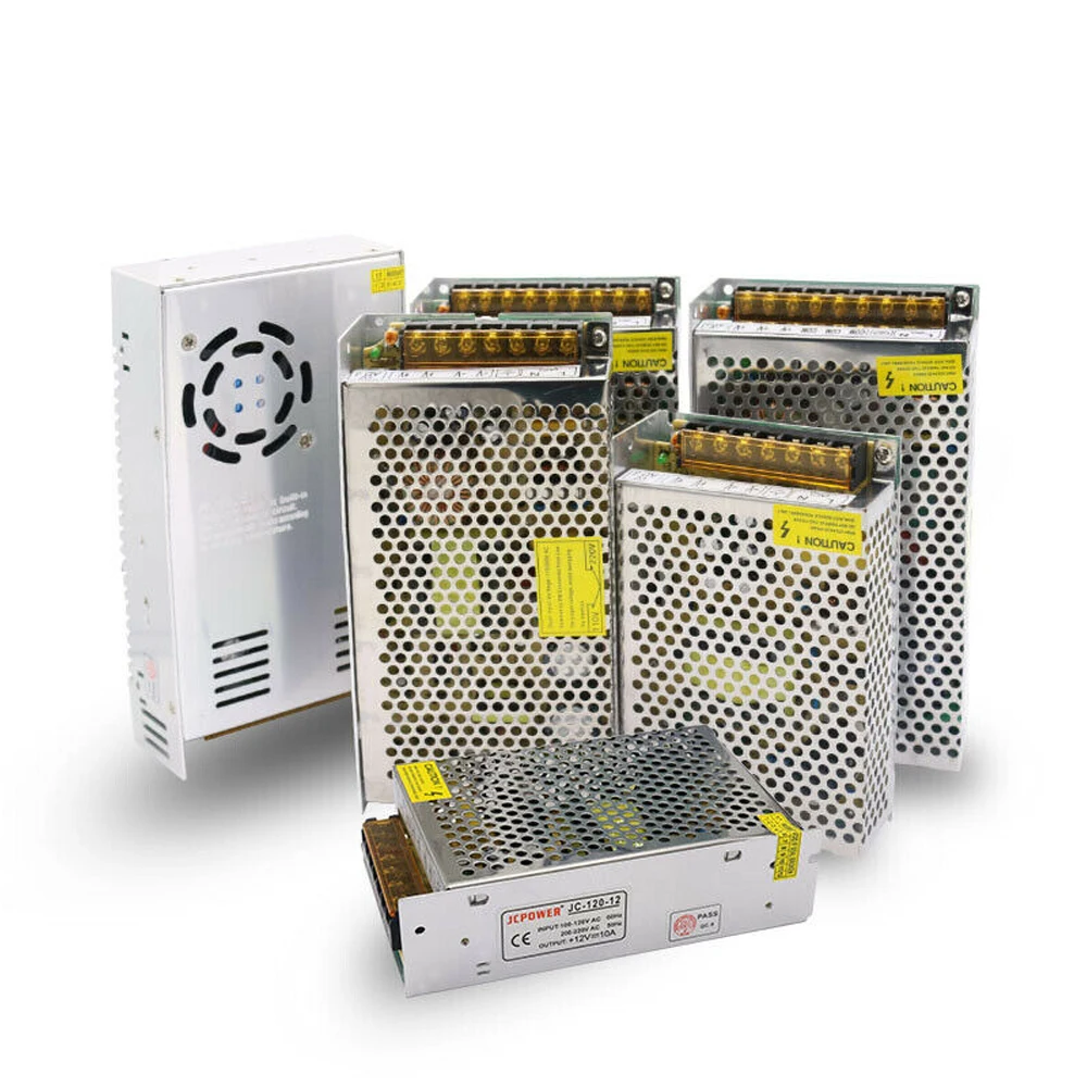 

Power Adapter LED Driver Transformers AC 110V 220V to DC 5V 12V 24V 5A 10A 15A 20A 30A 40A 50A LED Strip Power Supply