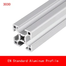 500mm 3030 Aluminium Profile EN Standard Brackets DIY Bracket Table Holder AL Aluminum Shape CNC 3D Printer Parts Slot Rail 500mm 3030 Aluminium Profile EN Standard Brackets DIY Bracket Table Holder AL Aluminum Shape CNC 3D Printer Parts Slot Rail