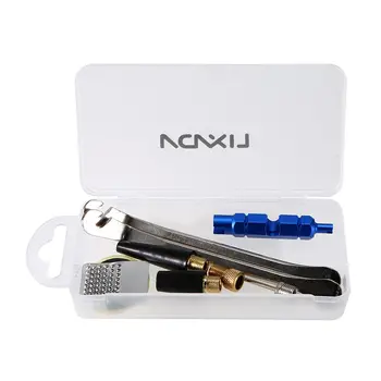

Lixada Bike Repair Kit Bike Tire Fix Tool Set Multi-functional Bike Fix Tool Bike Tire Lever Rasp Tire Patch Kit