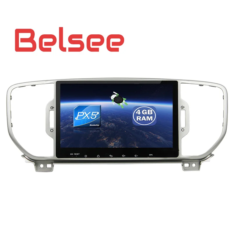 Автомагнитола Belsee Kia Sportage мультимедийная стерео система на Android 8 с поддержкой