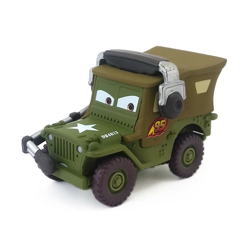 Disney Pixar Cars Sarge с гарнитурой металлическая литая под давлением игрушечная машина