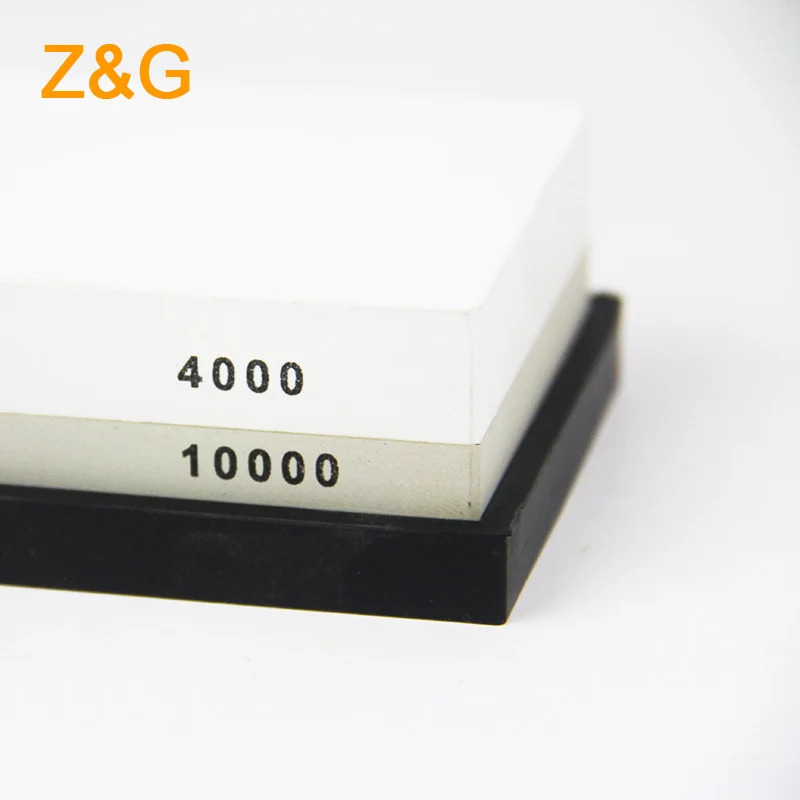 

Professional Kitchen Knife Sharpener Stone Double Side White Corundum Whetstone Grindstone Japanese Sharpening Tool Bamboo Base
