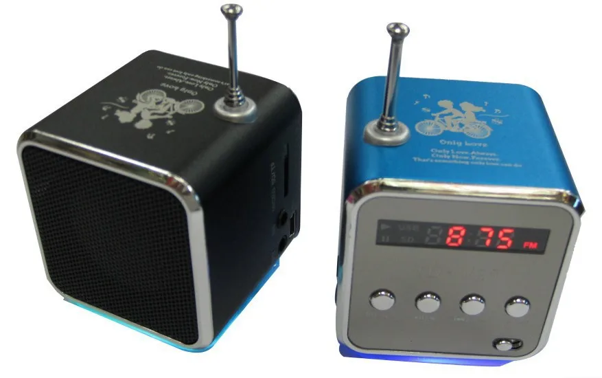 Портативный fm радиоприемник REDAMIGO Micro USB стерео мини динамик с радио Ubwoofer Super Bass