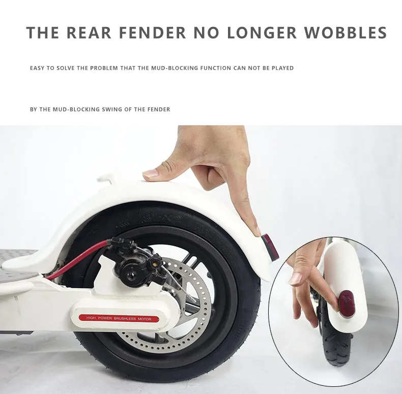 

New Design Front Rear Mudguard Support for XIAOMI Mijia M365 electric scooter Rear Fender Mudguard M365Pro Fender bracket Part