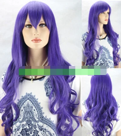 RH2094 New Cosplay Sexy Fashion Purple Women's Curly Long Wig |