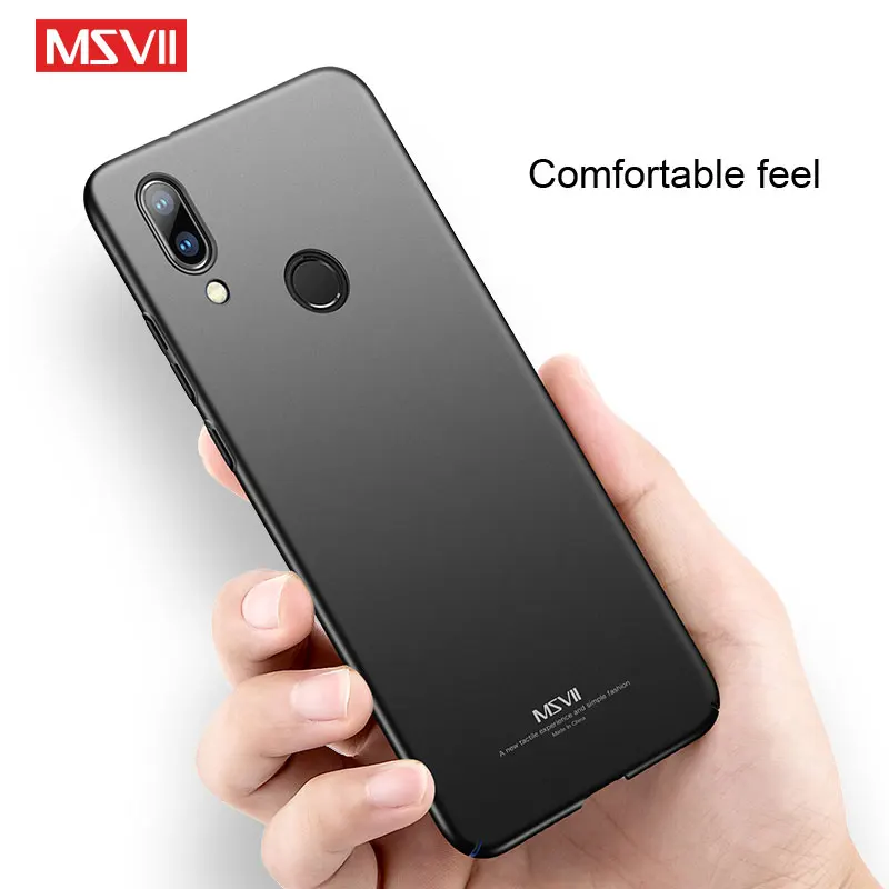 Msvii для Huawei P20 Lite чехол плюс Роскошный 360 полный корпус жесткий матовый PC задняя