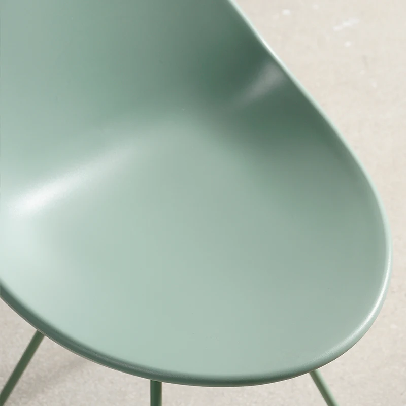 Мебель для столовой современный дизайн пластиковое сиденье и металлическая ножка модный стул из обеденного гарнитура офисное компьютерное кресло, мебель для дома