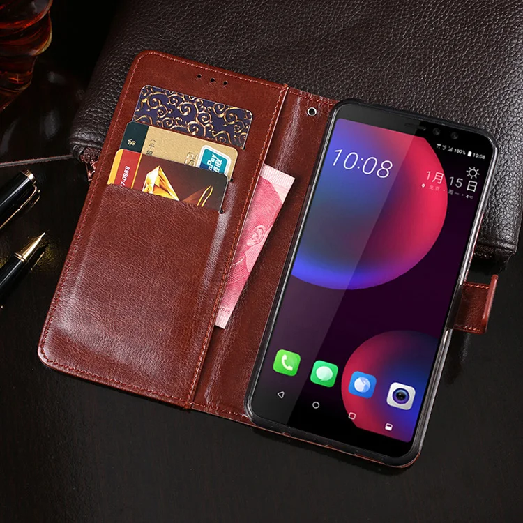 

For HTC U11 Case HTC U11 Plus Case Silicone Magnetic Wallet PU Leather Case For HTC U11 Life Eyes U11+ Case Flip Back Cover