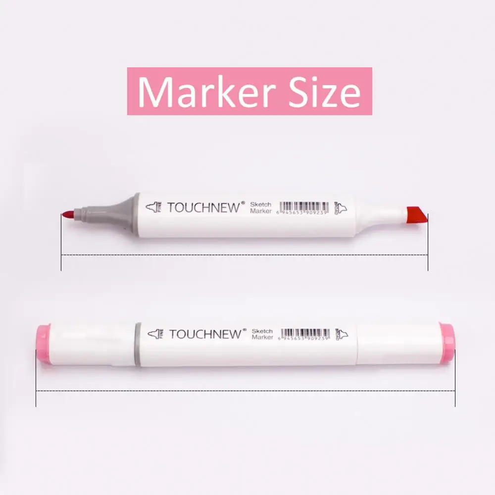 Маркеры Touchnew 30/40/60/80/168 цветов двухсторонние спиртовые маркеры для набросков