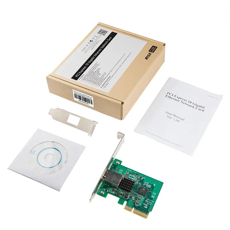 PCI Express x4 E 10 гигабитная 10000 Мбит/с Ethernet карта 10G/5G/2.5G/1000M/100M сетевая адаптер