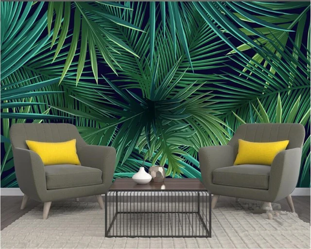 Special Offers beibehang Custom fashion three-dimensional classic 3D wall paper Nordic palm leaves modern minimalist background 3d wallpaper Special Offers beibehang Custom fashion three-dimensional classic 3D wall paper Nordic palm leaves modern minimalist background 3d wallpaper
