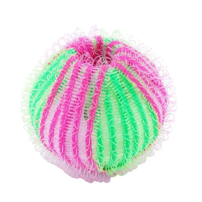 

6pcs/pack Kawaii Cleaning Laundry Balls Hot Sale Colorful Removing Conjuring Decontamination Clothes Winding Washing Balls