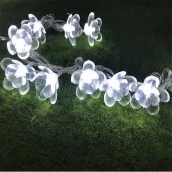 

Fairy Lights Garland 10M 100LED Lotus String Lights Christmas Festoon LED Lights Decoration For Wedding Holiday Party New Year