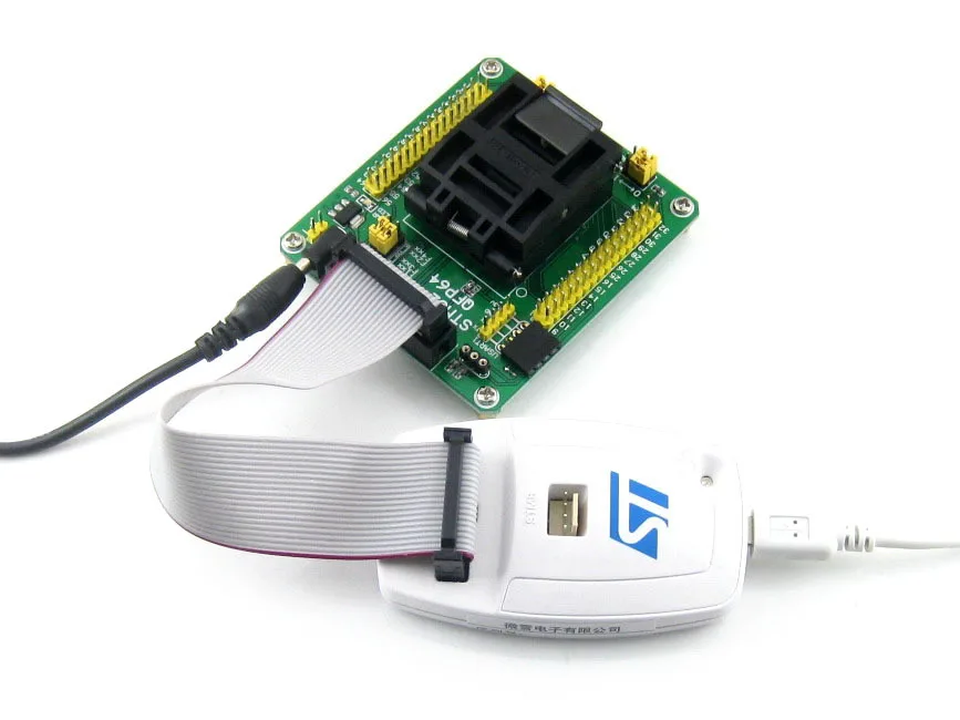 Адаптер программирования STM32 тестовая розетка для LQFP64 QFP64 стандартный шаг 0 5 мм =