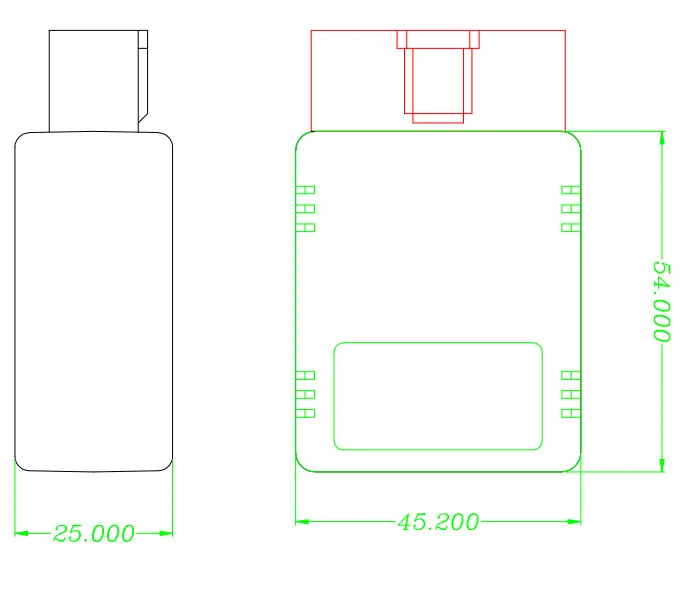 gps tracker obd case_