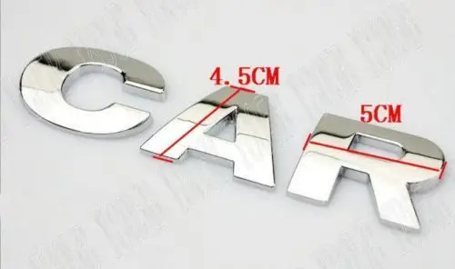 Автомобильная Хромированная Металлическая эмблема Переводные картинки с