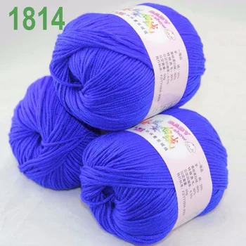 

Color optional 3 ballsX50g Cashmere Silk velvet Children Hand kintting Yarn GS18-yarn C1