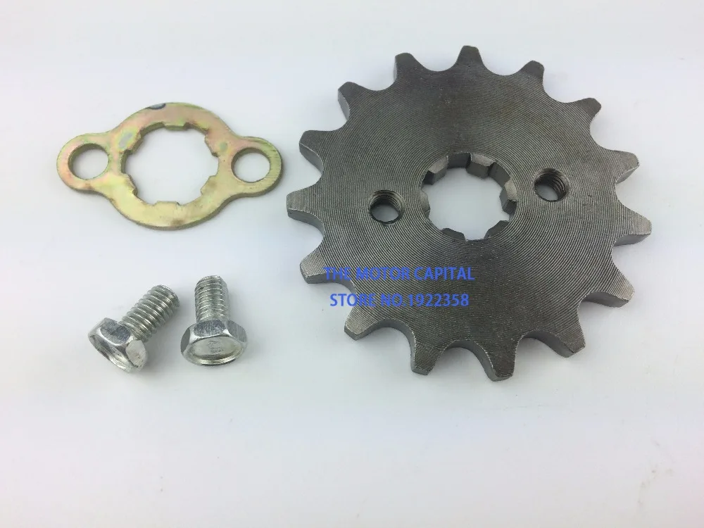 

520 10t 11T 12T 13T 14T 15T 16T 17T 18T 19T 20T Tooth 20mm ID Front Engine Sprocket fit Pit Bike ATV Motorcycle part