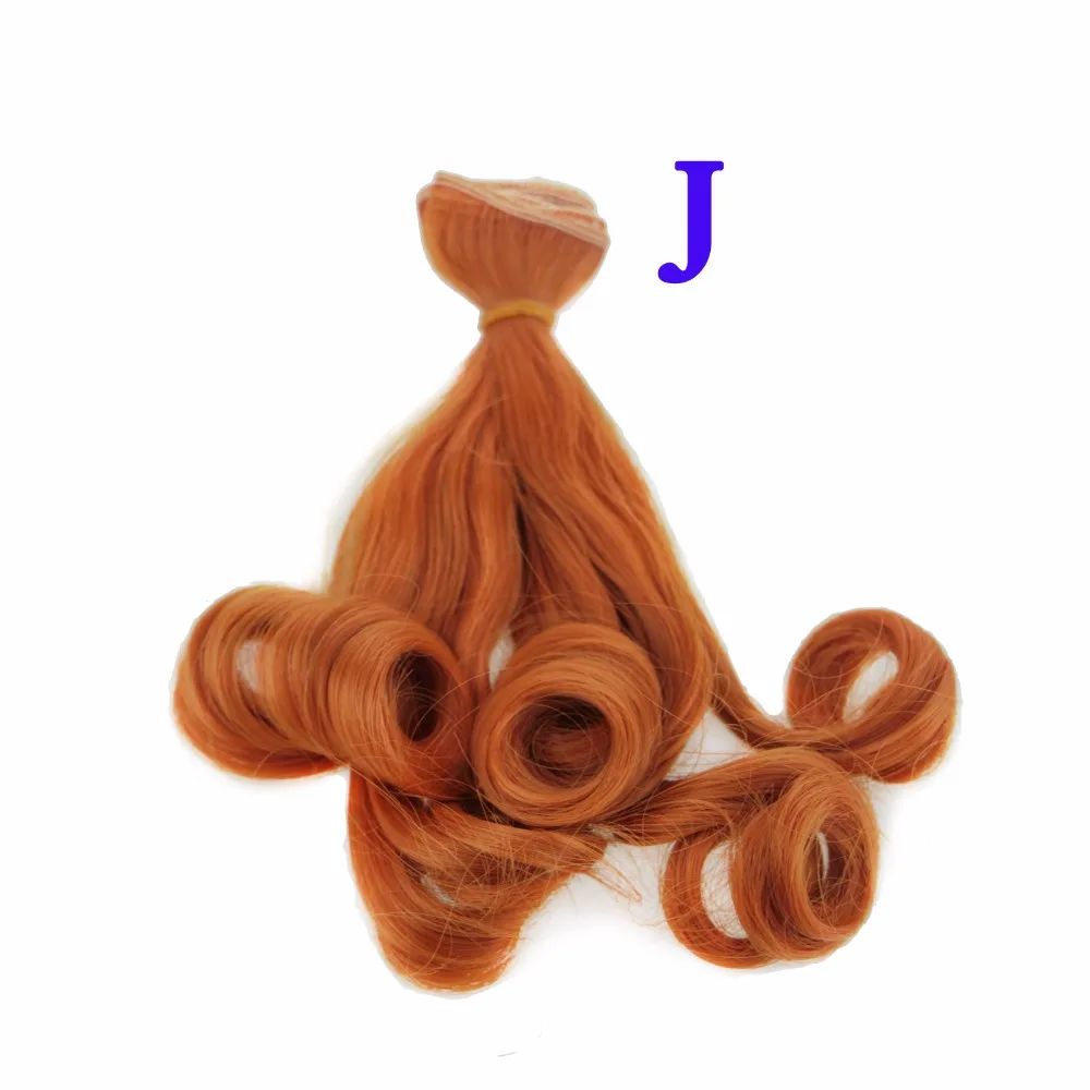 1 шт BJD 15 см * 100 кудрявые парики ручной работы модный высокотемпературный парик