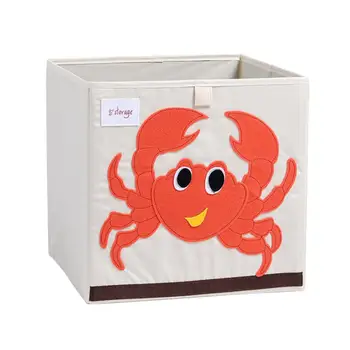 

1 Pc Clothes Storage Box Foldable Cartoon Patterned Waterproof Sotrage Container Book Organizer Toys Storage Cube for Kids Room
