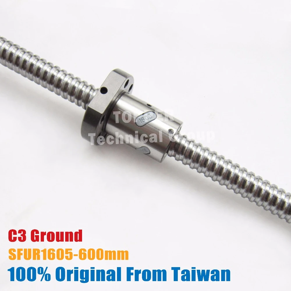 Ochoos Taiwan TBI SFU 1605 Ball Screw C7 400mm with Ballnut SFU1605 for CNC Machine Ochoos Taiwan TBI SFU 1605 Ball Screw C7 400mm with Ballnut SFU1605 for CNC Machine