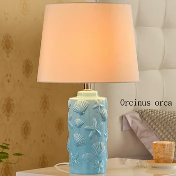 

American garden birdie clock table lamp bedroom bedside lamp modern simple warm creative decorative table lamp free shipping