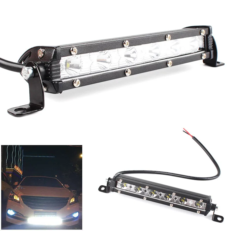 

1Pcs 18W 6000K LED IP67 Waterproof Low Consumption High Power Work Light Bar Driving Lamp Fog Off Road SUV Car Boat Truck#270626