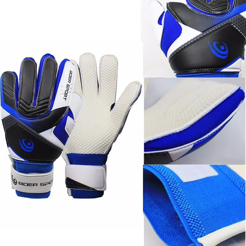 Профессиональные вратарские перчатки с полной защитой пальцев, противоскользящие утолщенные латексные футбольные перчатки для взрослых и подростков