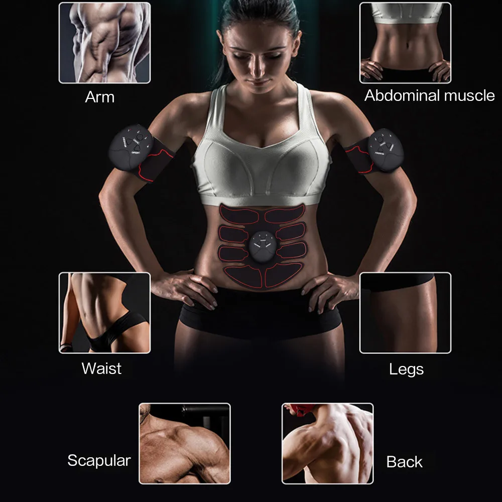 EMS стимулятор мышц, тренажер для мышц брюшной полости, тренажер для тренажерного зала, тренажер для тренировки брюшной полости, домашний фитнес-тренажер