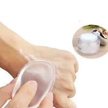 DHL 50 шт. КОСМЕТИКА Новые мягкие прозрачные силиконовые губки Основа для макияжа лица макияж слоеного Косметическая silisponge