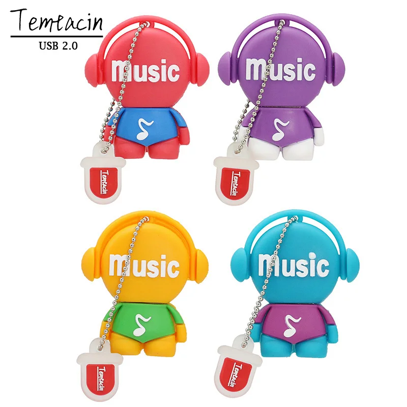 Pen Drive Cartoon Music Man 4Gb/8Gb/16Gb/32Gb/64Gb Bulk Musician USB Flash Drive Flash Memory Stick PenDrive Gift Pen Drive Cartoon Music Man 4Gb/8Gb/16Gb/32Gb/64Gb Bulk Musician USB Flash Drive Flash Memory Stick PenDrive Gift
