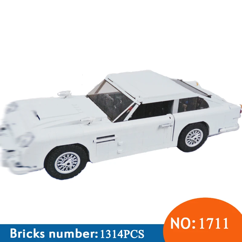 

SY1711 Technic Series The Legoinglys 10262 Aston Martin DB5 Set Building Blocks Bricks Kids Car Model Gifts Toys For Children