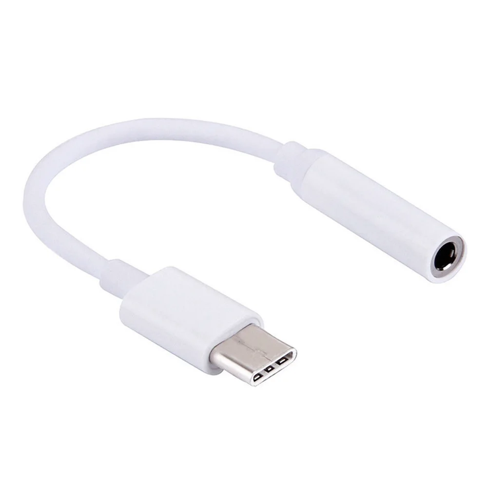 

Type-C to 3.5mm Cable Audio Speakder Microphone Female Adapter Phone Accessories QF66