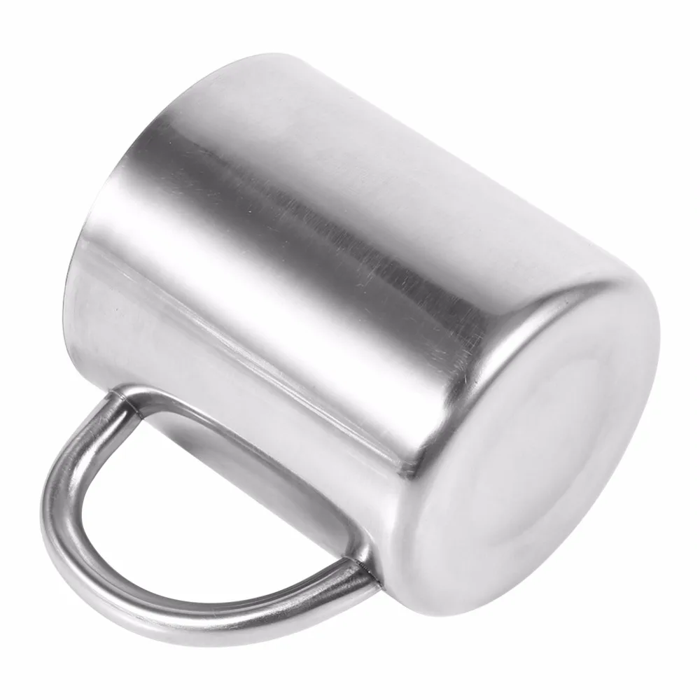 Новая чашка для кофе чая молока прочная двойная вина нержавеющая сталь|tea cup|steel