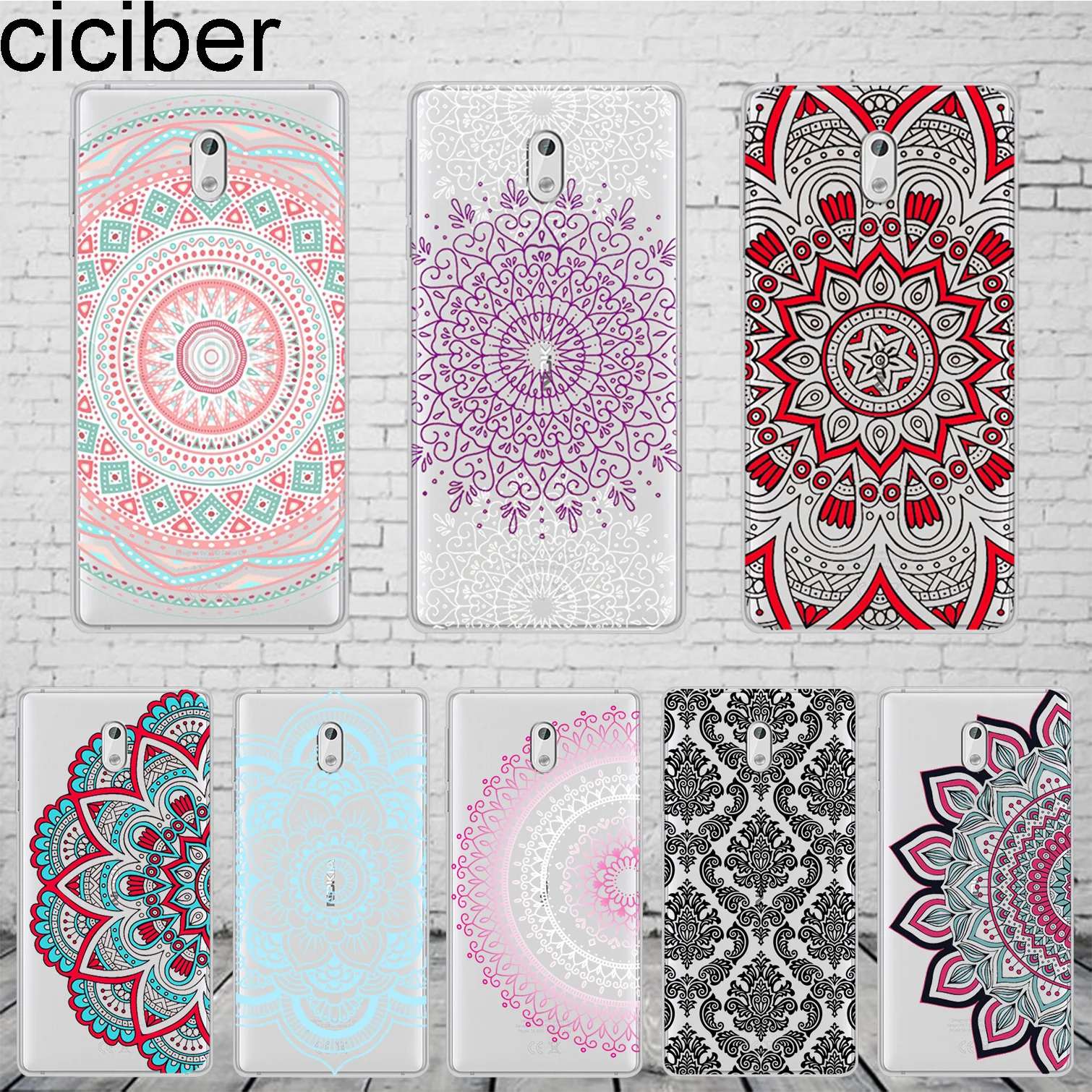

ciciber Perris Flower Pattern Coque For Nokia 8 7 7.1 6 6.1 5 5.1 3 3.1 2.1 Plus Phone cases For Nokia X7 X6 X5 X3 Cover TPU