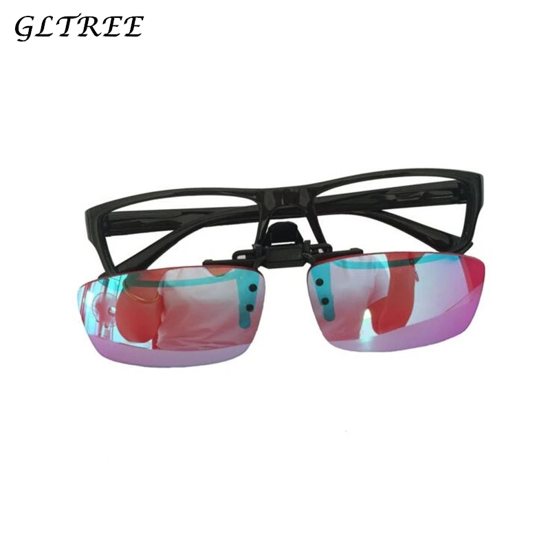 GLTREE Men Women Color Blind Clip on Eyeglasses Red Green Blindness