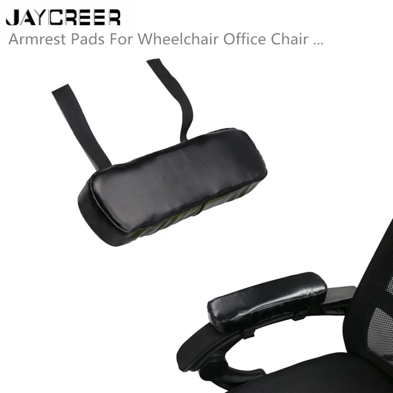 

JayCreer Chair Armrest Pads and Memory Foam Elbow Pillow for Forearm Pressure Relief,Universal Chair Arm Cover