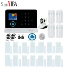 SmartYIBA приложение пульт дистанционного управления беспроводной 3g WCDMA RFID домашняя сигнализация wifi ip-видеокамера датчик дыма пожарный детектор сигнализации